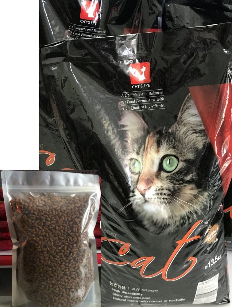 Thức ăn hạt khô cho mèo cat's eye túi chiết lẻ 1kg