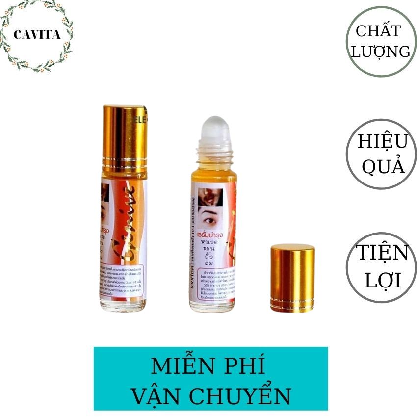 [FREESHIP] Serum Kích Mọc Lông Mày Mọc Râu Genive Thái Lan CAVITA hiệu quả an toàn tiết kiệm-10ml