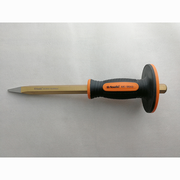 Đục sắt mũi nhọn 16 mm x 300 mm asaki ak-9643