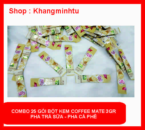 [Hcm] Coffee Mate Cream Powder 3 Grams (Pack of 25 Small Packets) - Nestle