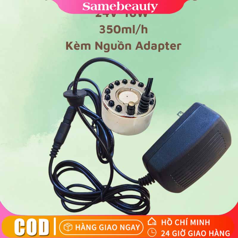 Sương mù cây cảnh atomizer siêu âm atomizer đầu cá phun sương tạo độ ẩm tự làm máy tạo độ ẩm mini máy tạo sương mù sương mù