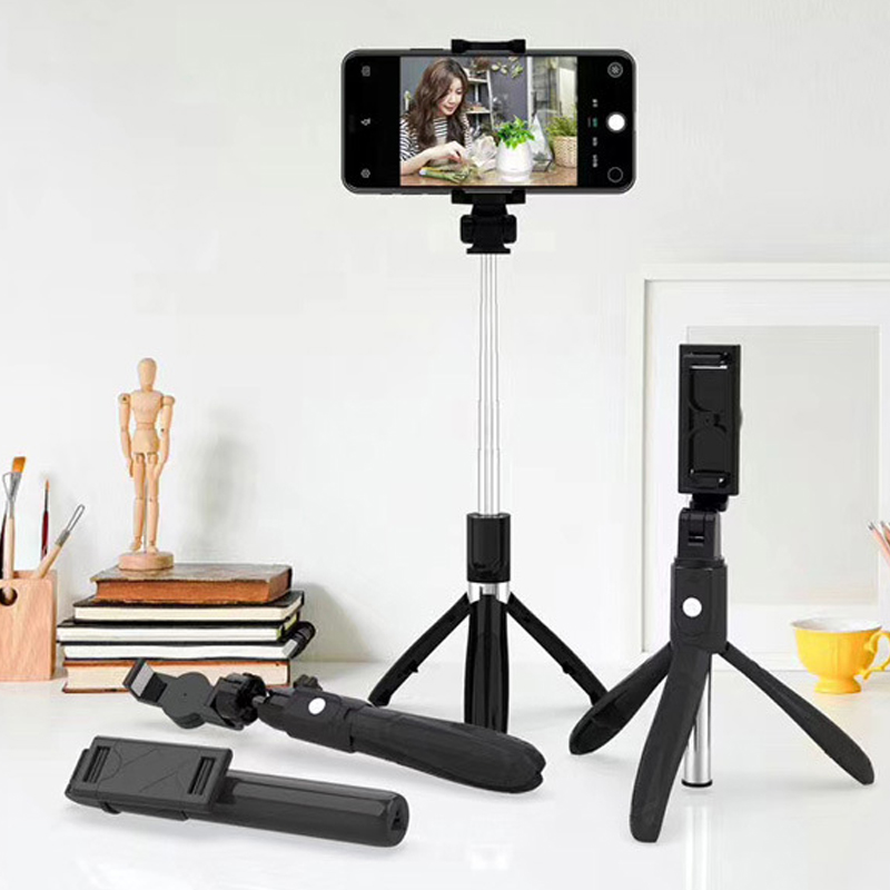 Gậy chụp hình Bluetooth Selfie KO7 kèm chân Tripod siêu nhỏ gọn bỏ túi