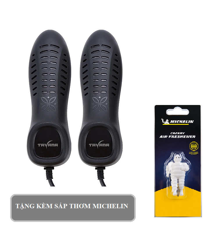 Máy sấy giày cao cấp tavana sg-002 có hẹn giờ tặng sáp thơm michelin trị giá 119k