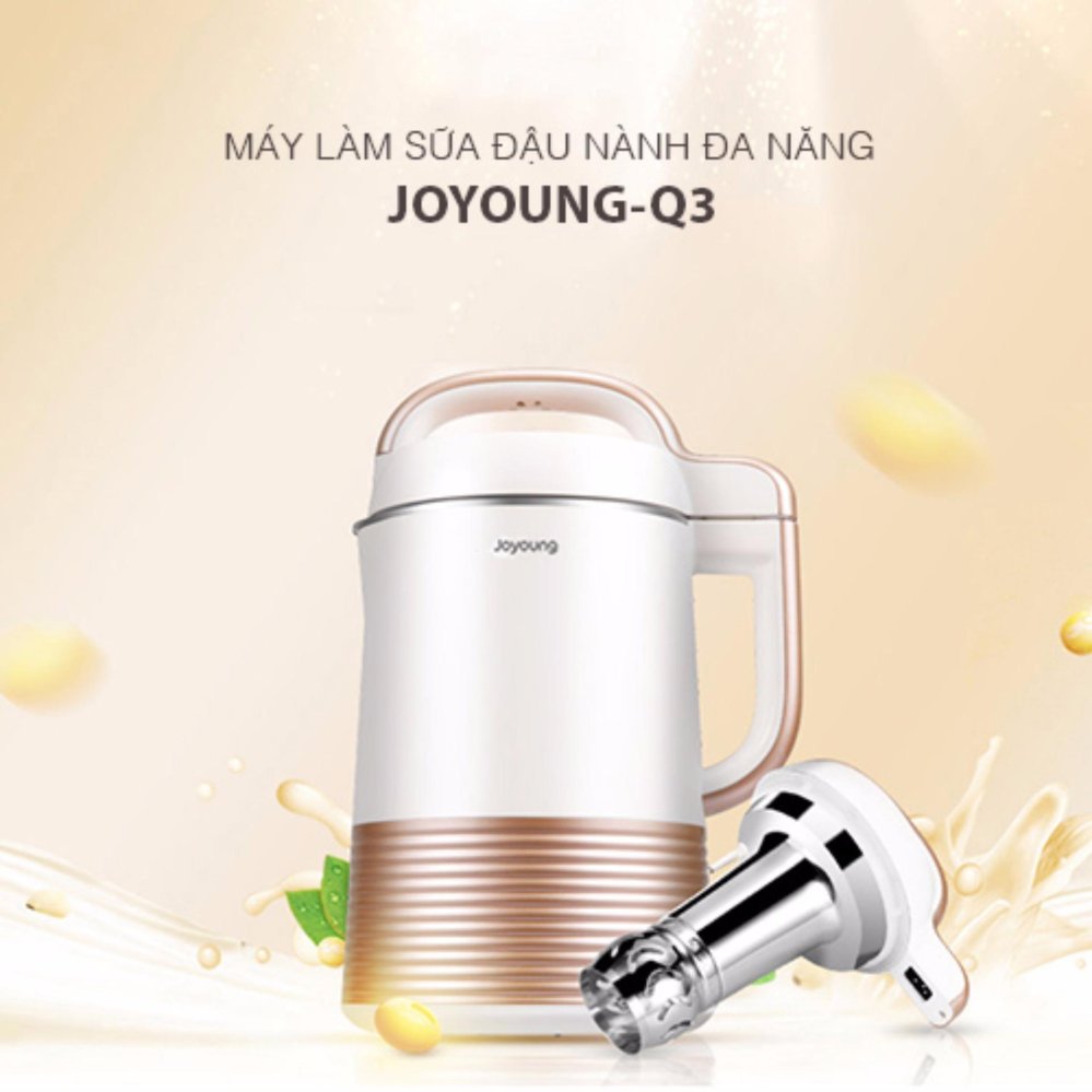 Máy làm sữa đậu nành, làm sữa hạt, xay nấu đa năng Joyoung DJ-13C-Q3 dung tích 1.3l, công suất 1000W, 8 chế độ xay nấu nóng và lạnh tích hợp sẵn dễ sử dụng