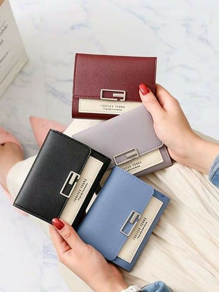 VÍ NGẮN KHÓA VUÔNG FOREVER YOUNG THỜI TRANG