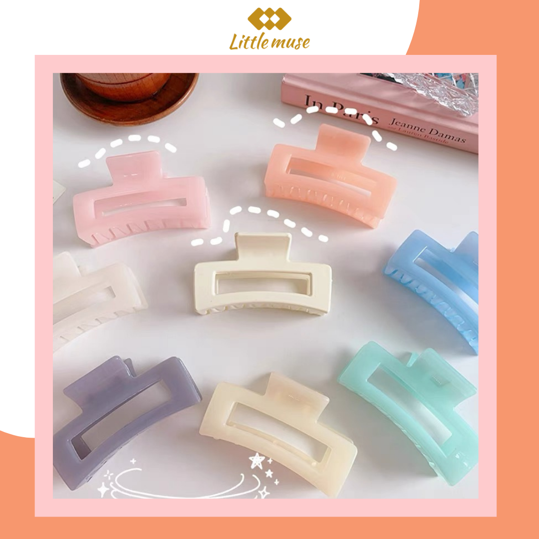 Kẹp tóc càng cua nữ Liltte Muse phong cách hàn quốc đẹp dài cỡ lớn siêu xinh