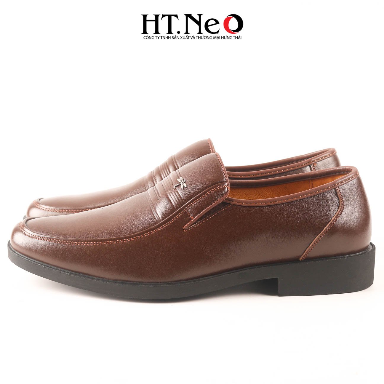 Giày tây nam da ht.neo da mềm đi cực kỳ êm chân, thiết kế thời thượng, trẻ trung gt89