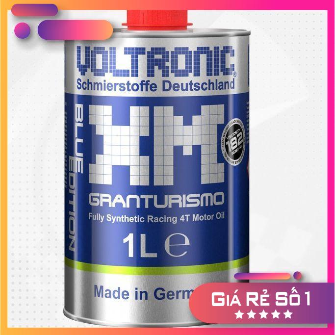 Nhớt xe máy xe côn tay Voltronic XM Blue 1l, nhớt cho xe số Voltronic XM Blue 1l nhớt biến thiên cao cấp