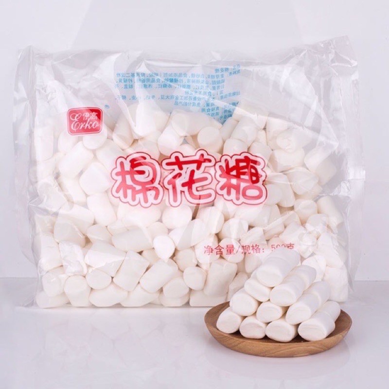 Kẹo Mashmallow trắng túi 500g