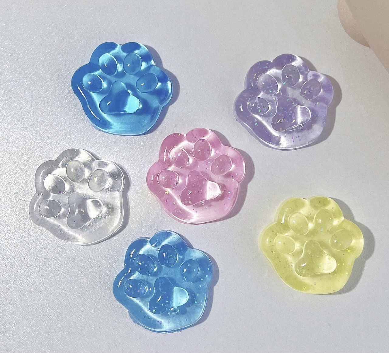 Đồ Chơi Nắn Bóp Đàn Hồi Giảm Stress Hình Chân Mèo và Con Cá Mềm