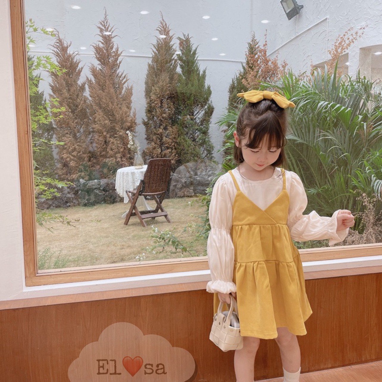 Váy bé gái 👗 👗 váy tay chun nơ bồng 👗 👗