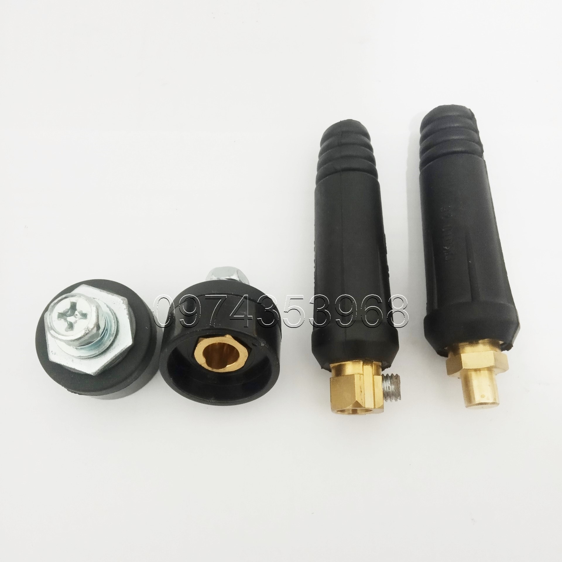 Giắc máy hàn 10-25 đực+cái - giắc dkj10-25