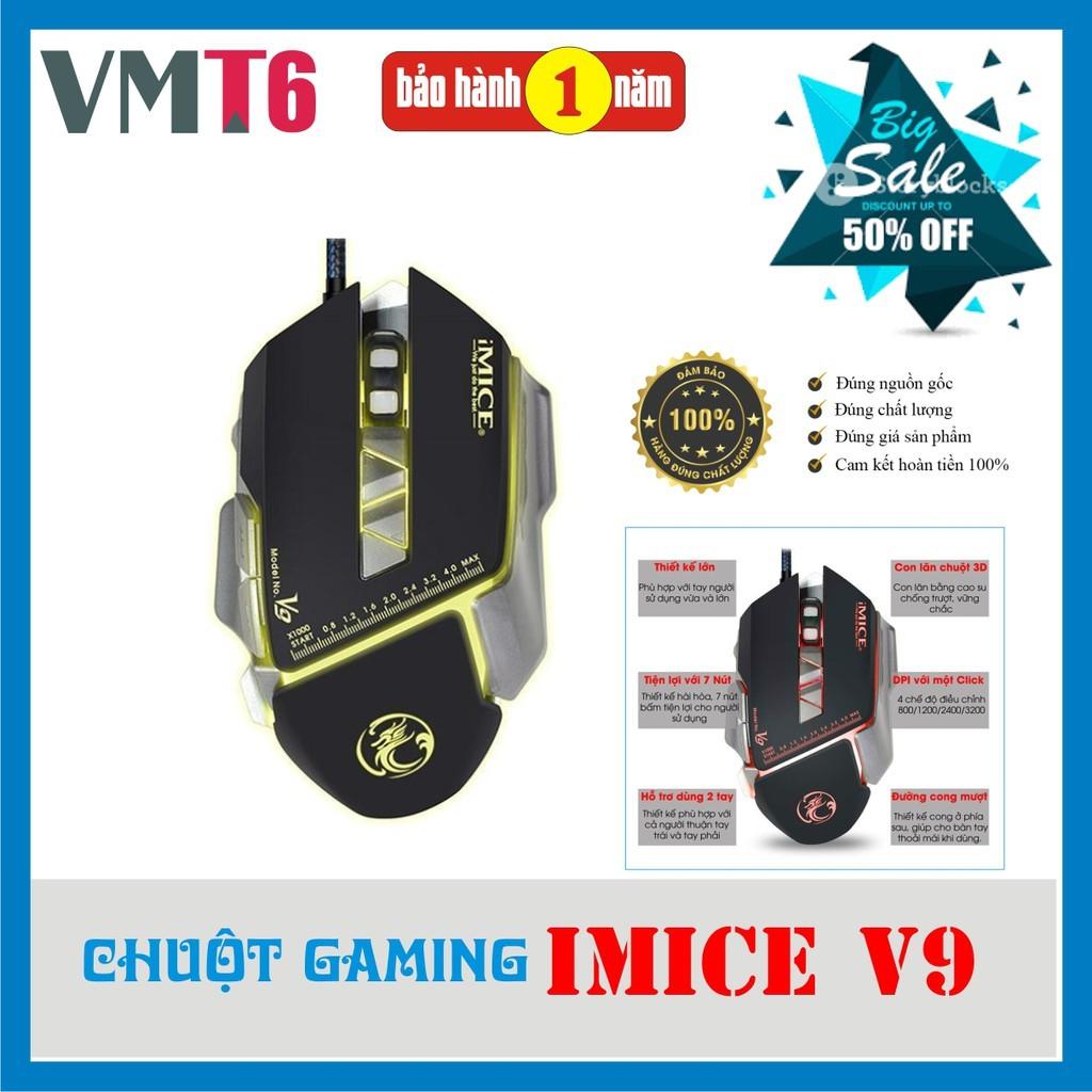 Chuột chuyên game có dây imice v9 - led đổi màu độc đáo!