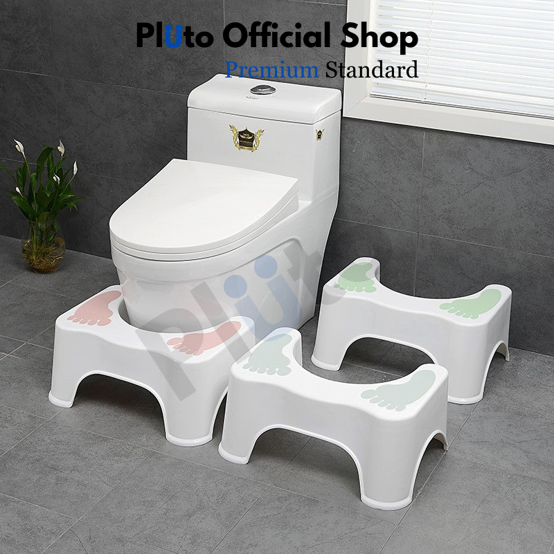 Ghế kê chân bồn cầu chống táo bón, ghế kê chân toilet Việt Nhật, kệ để chân bồn cầu