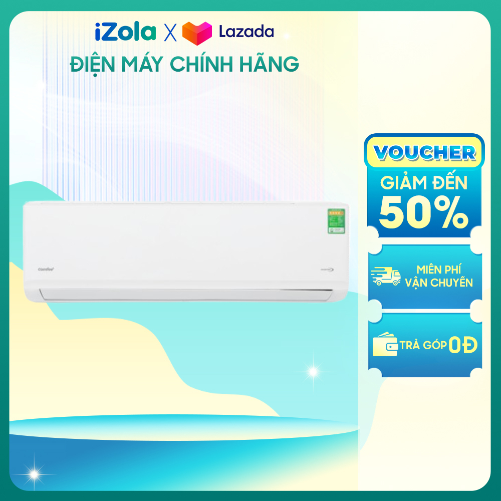 [GIAO TẠI HCM] Máy lạnh Comfee Inverter 2 HP CFS-18VDGF-V, chức năng hút ẩm, hẹn giờ bật tắt máy, ch