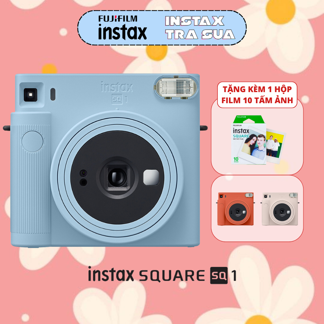 [HN][Trả góp 0%]Instax SQUARE SQ1 - Máy ảnh lấy ngay chính hãng Fujifilm - Tặng kèm 10 films - bảo hành 1 năm chính hãng