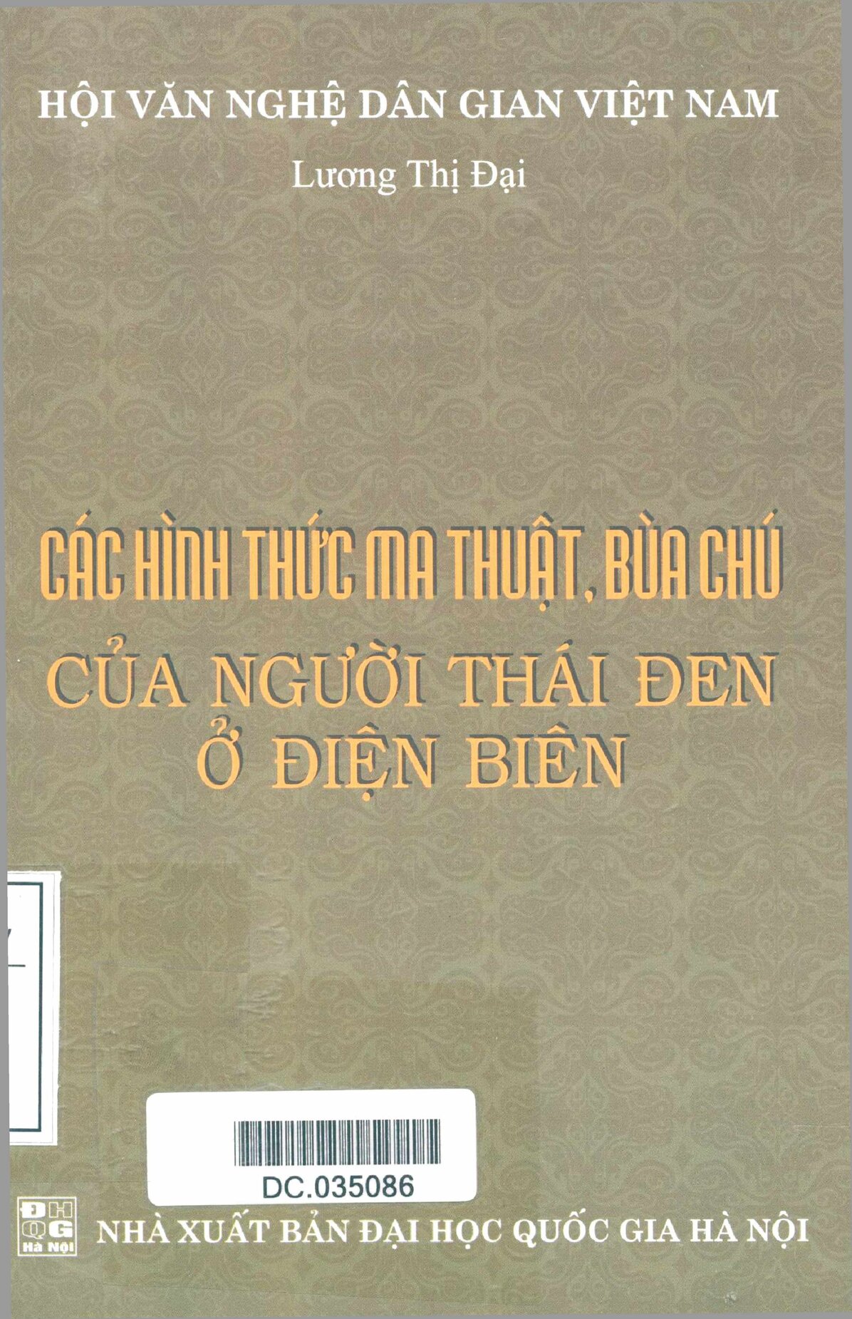 Sách các hình thức ma thuật bùa chú của người thái đen ở điện biên