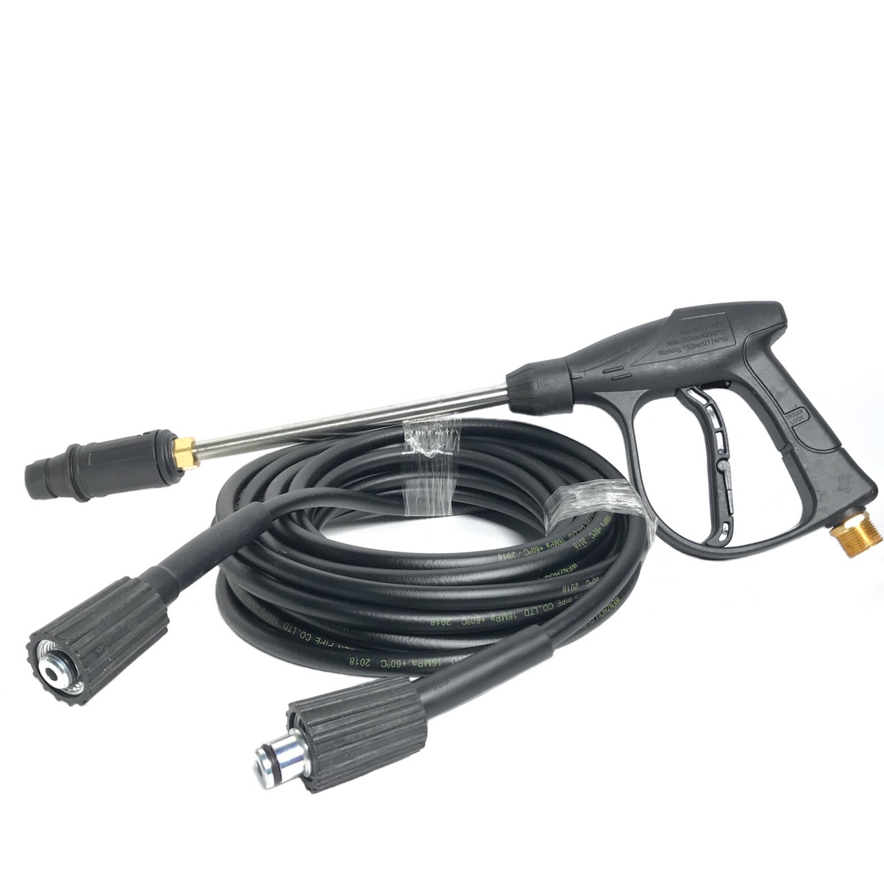 Bộ dây xịt rửa xe áp lực 10m / hàng theo máy rửa Ergen 6708 - Chọn bộ như hình / lắp máy xịt rửa xe áp lực gia đình