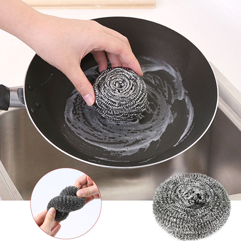 Miếng sắt cọ rửa xoong nồi bằng thép không gỉ