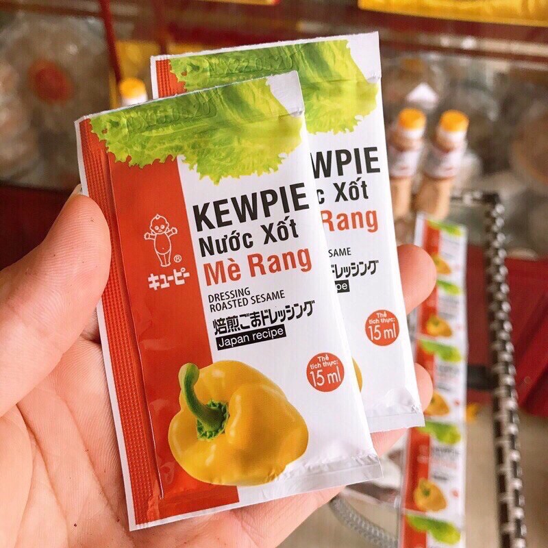 10 goi sốt mè rang kewpie 15ml