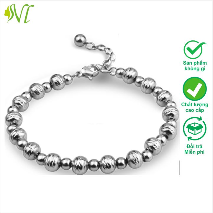 Lắc tay nữ thời trang bi cách điệu mẫu hot bán chạy không đen