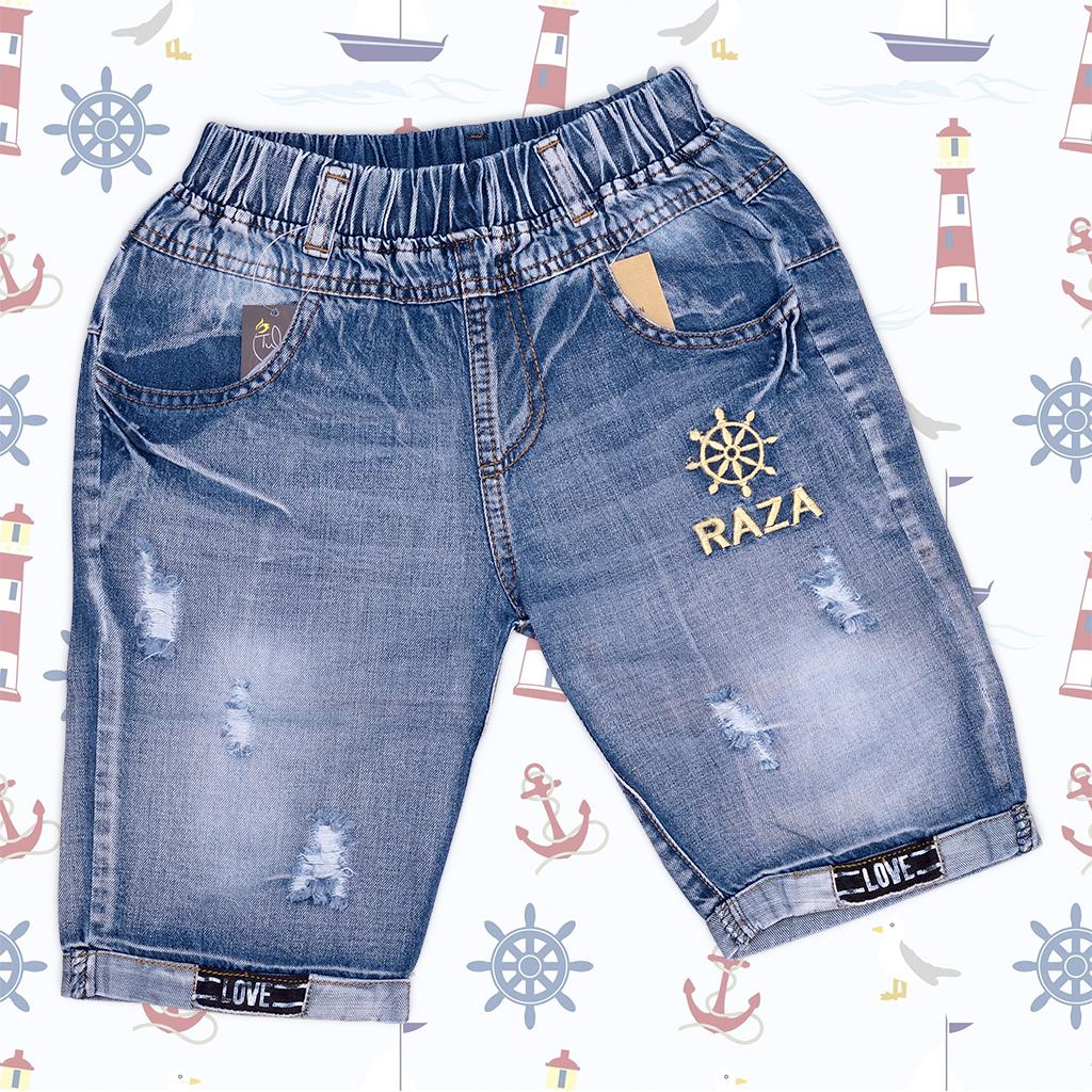 Quần short jean cho bé trai size đại