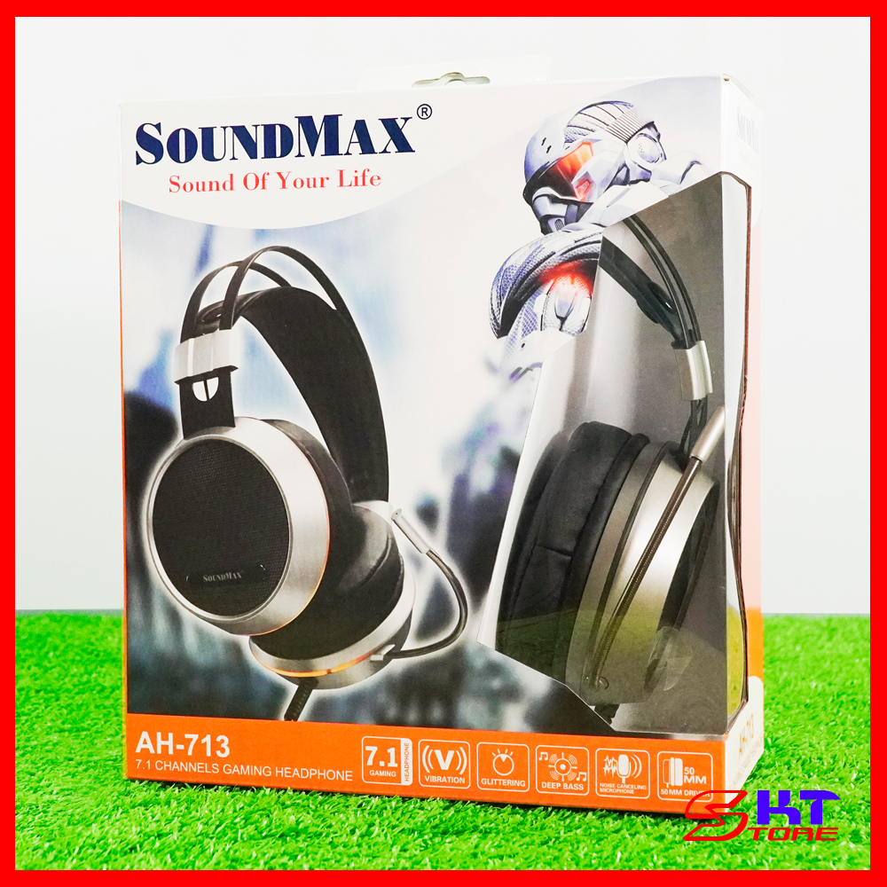 Tai nghe soundmax ah713 huyền bí và sang trọng - hàng chính hãng