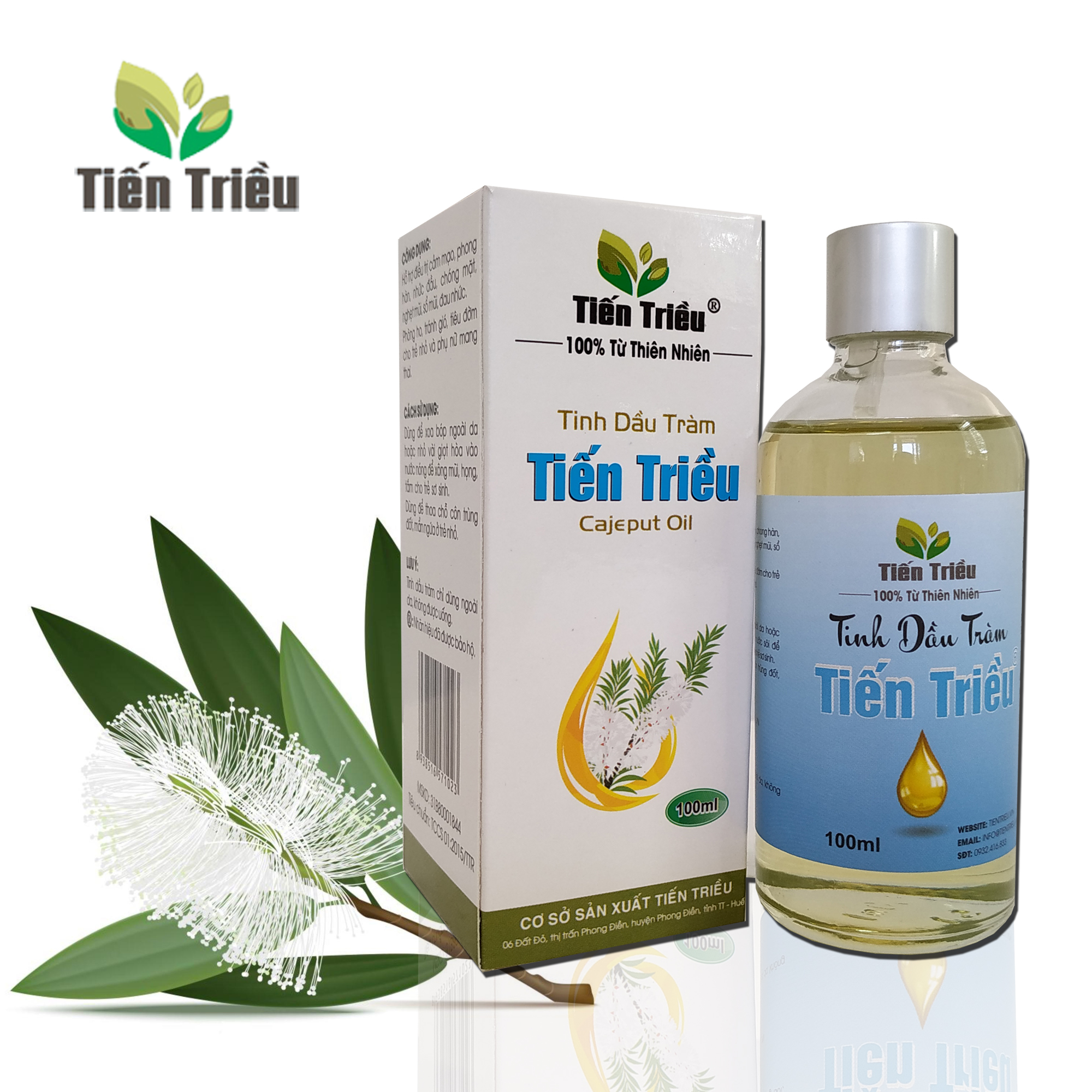 Tinh dầu tràm Tiến Triều nguyên chất 100ml