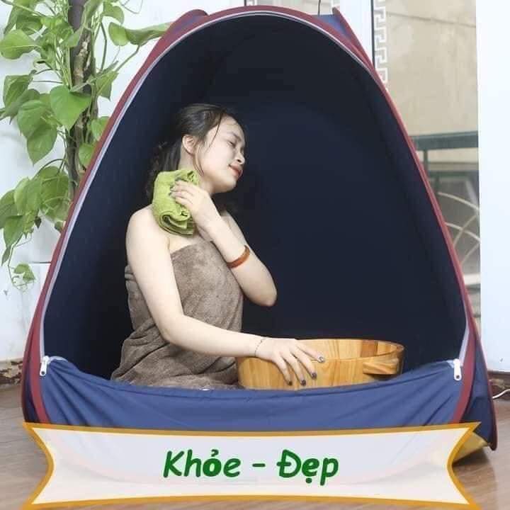 [Tặng kèm gói xông thử 15g]Lều xông hơi sau sinh, giải cảm tự bung Chui Đầu Vải Chống Thấm Cao Cấp Hàng Loại 1 bảo hành đổi mới