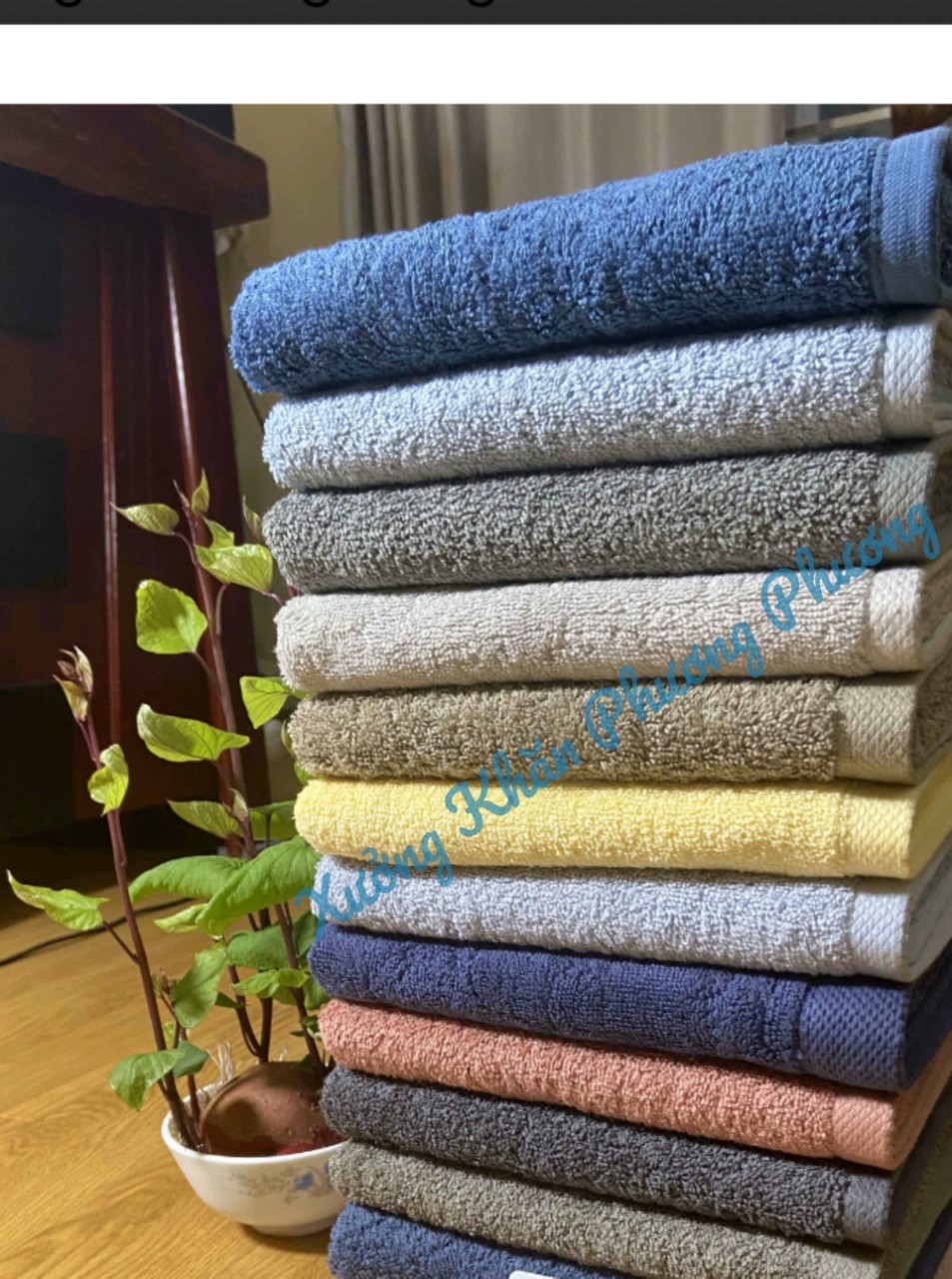 Khăn tắm Cotton Xuất dư  40 x 80  Khăn  mềm mịn , thấm hút tốt, không phai màu