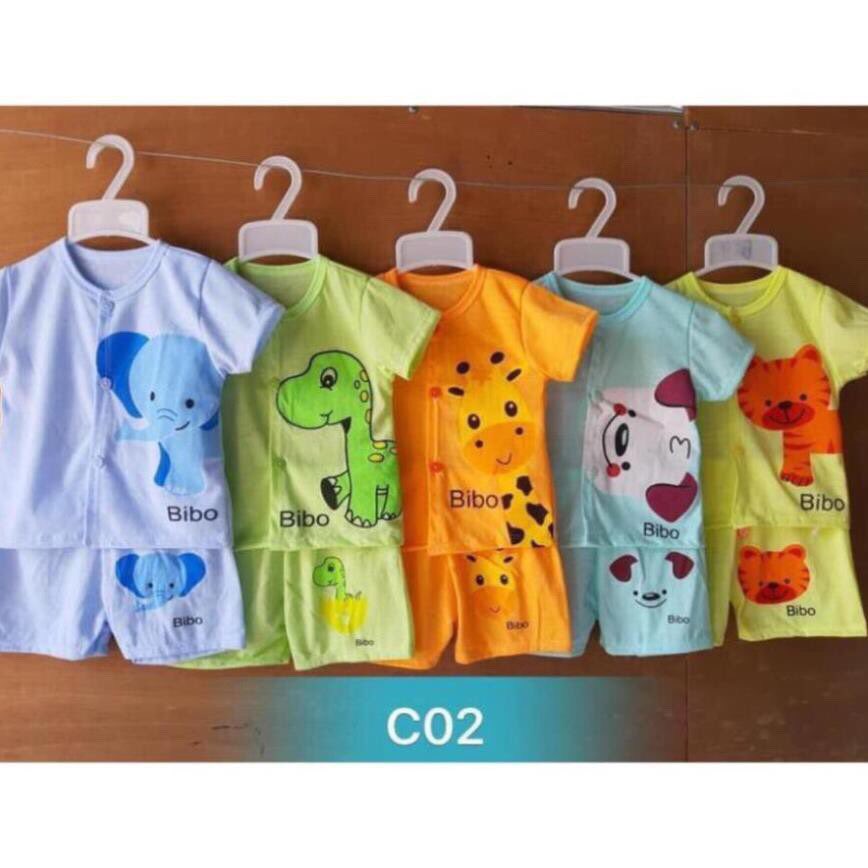Sét 5 bộ quần áo cho bé từ 6-15kg | đồ sơ sinh cho bé | bộ cộc tay cho bé