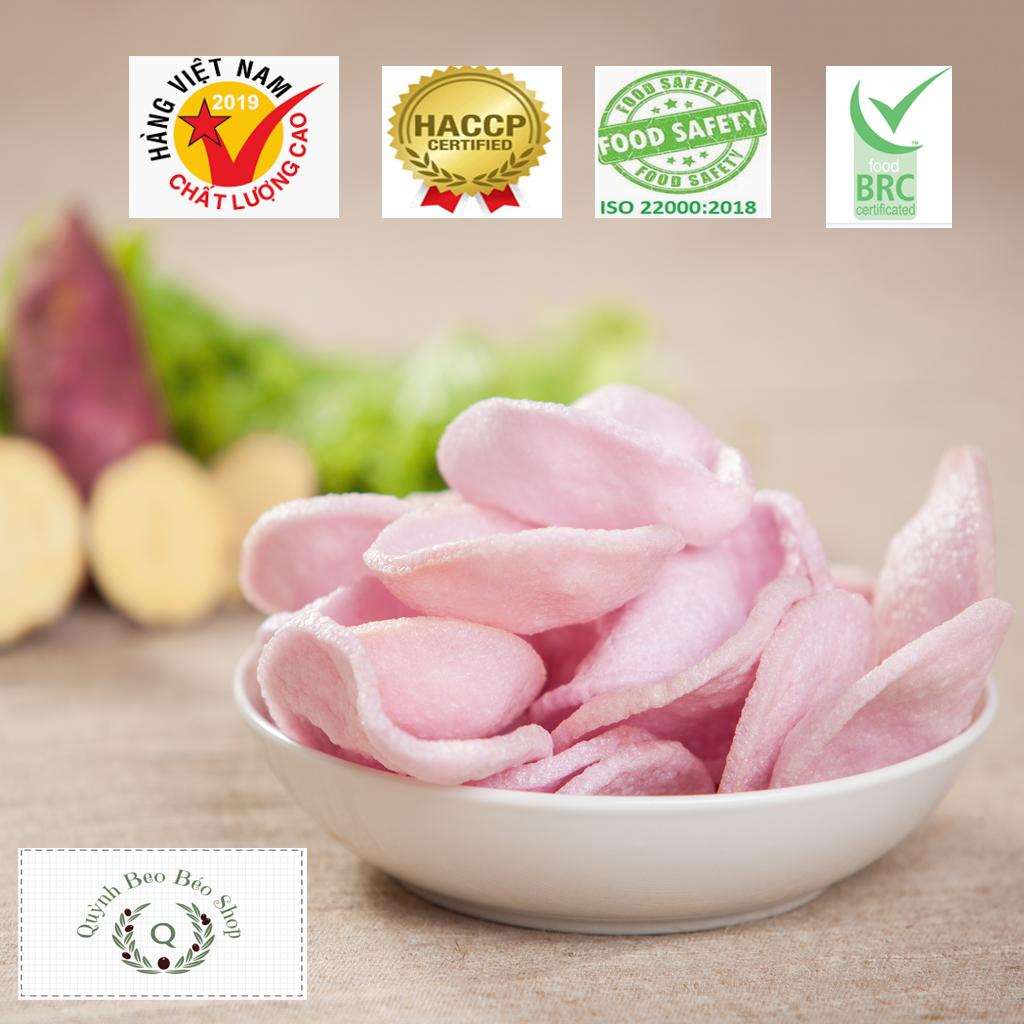 BÁNH PHỒNG CHAY KHOAI LANG TÍM  SA GIANG HỘP 200GR KHÔNG CAY