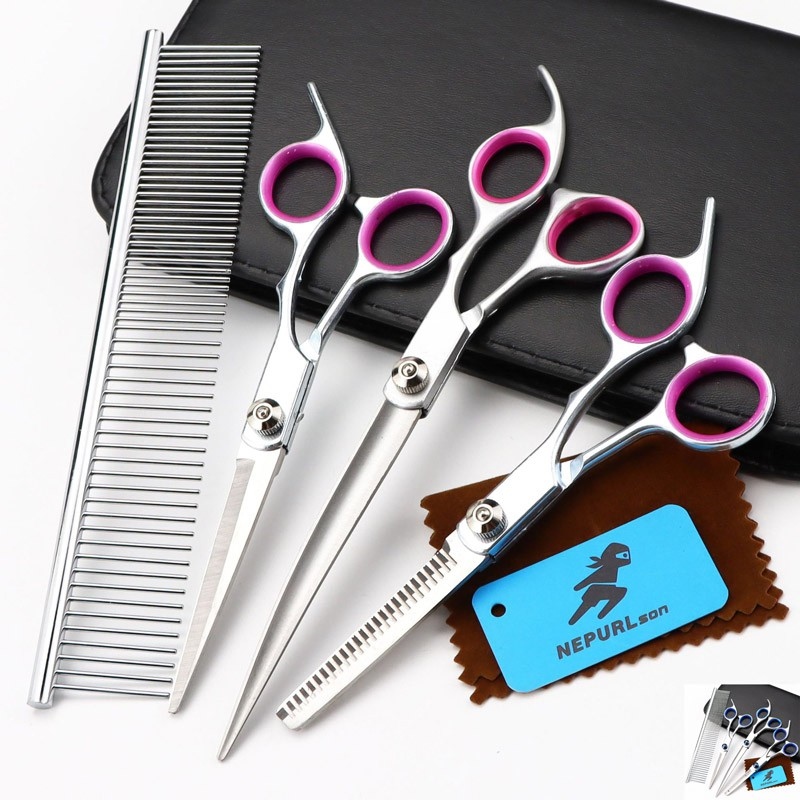 ❏ bộ kéo cắt tỉa lông cho chó mèo dài 7.0 inch - mã gtlkk51
