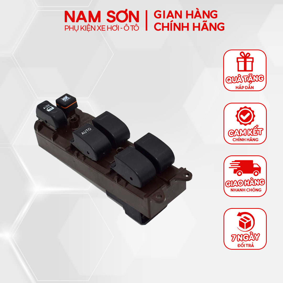 Công tắc lên xuống kính tổng toyota innova nâng hạ kính được dẫn động bằng motor mã 84820-0k021