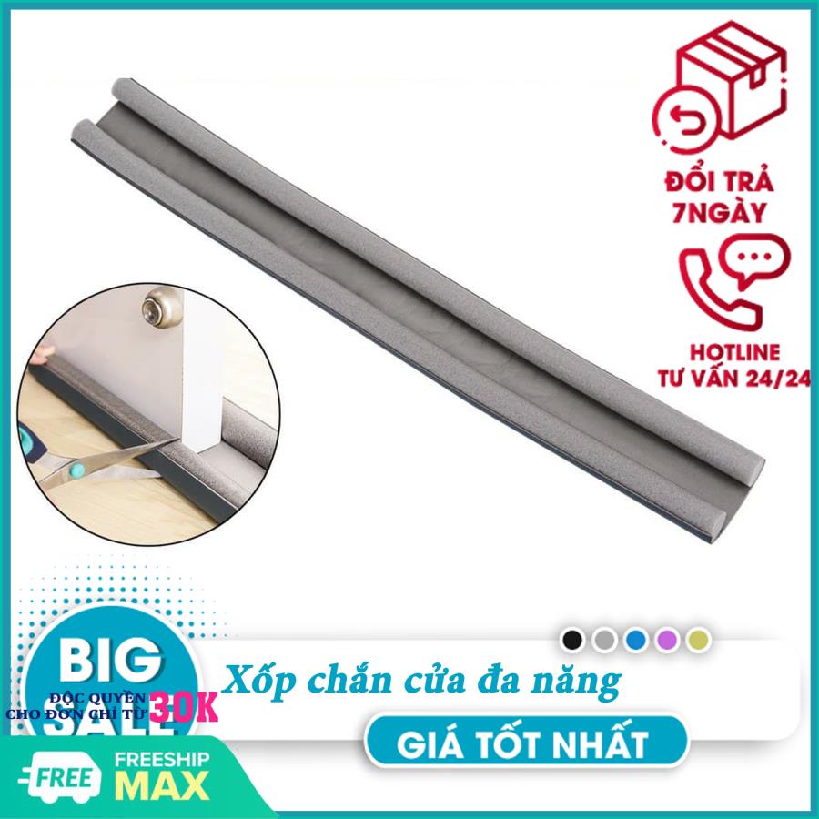 Chặn cửa - Xốp chắn cửa đa năng - Xốp chắn cửa - Thanh xốp chắn cửa, tiện dụng chống kẹp chân tay - Tránh lọt khí mát điều hòa, khí nóng vào nhà
