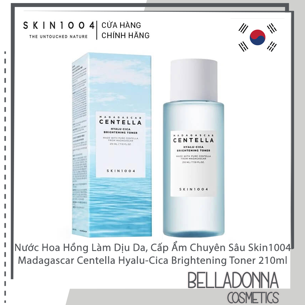 [Xả Hàng Cuối Năm Date 09/03/2023] Nước Hoa Hồng Làm Dịu Da, Cấp Ẩm Chuyên Sâu Skin1004 Hyalu-Cica Brightening Toner 210ml