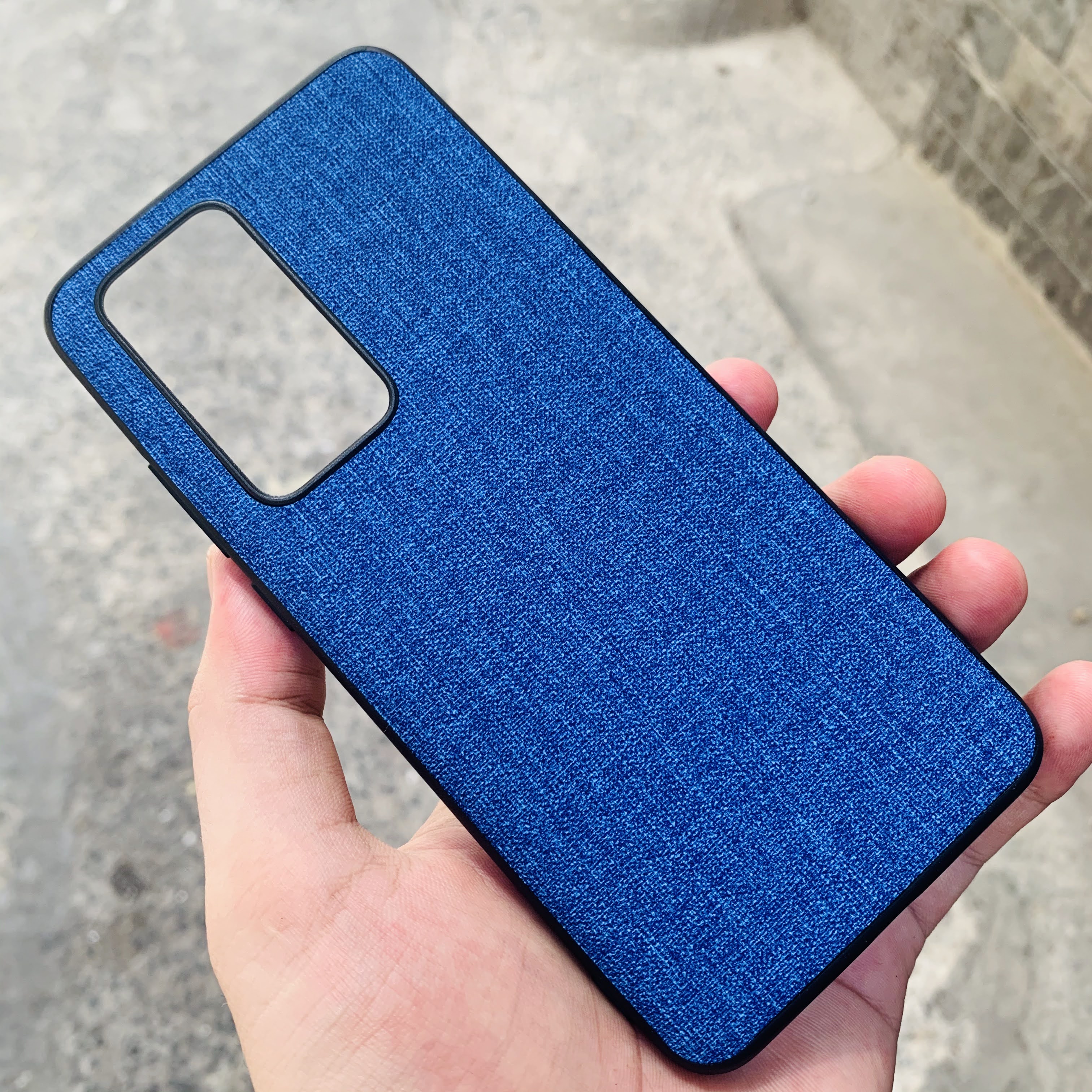Ốp lưng huawei p40 pro vải jean màu độc đáo