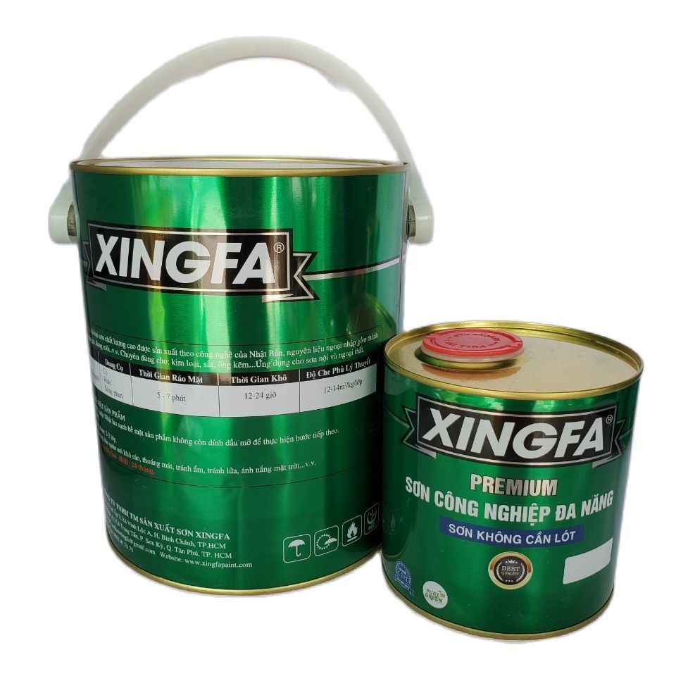 Sơn sắt mạ kẽm 2 thành phần xingfa, sơn không cần lót, sơn nhanh khô, màu bền đẹp