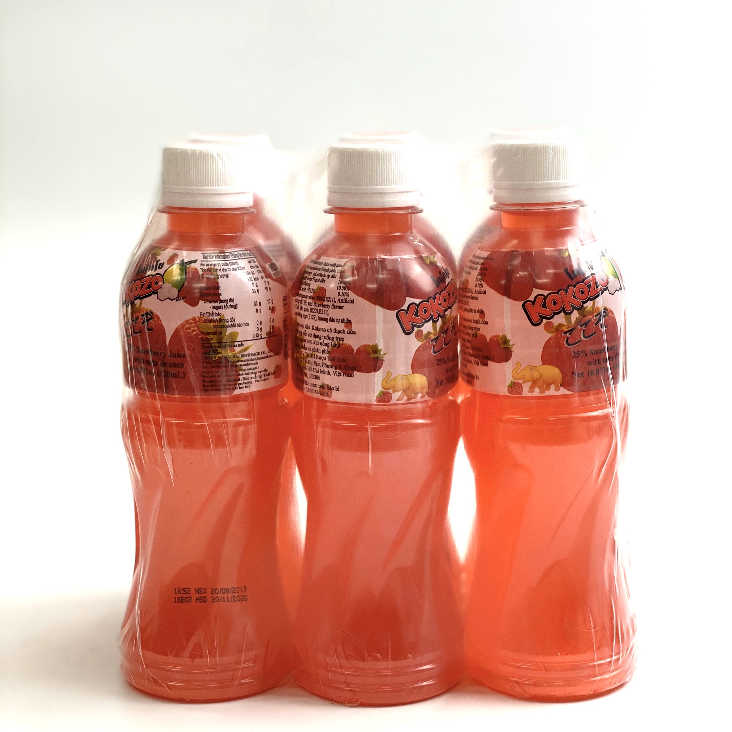 Nuớc ép kokozo dâu lốc 6 chai