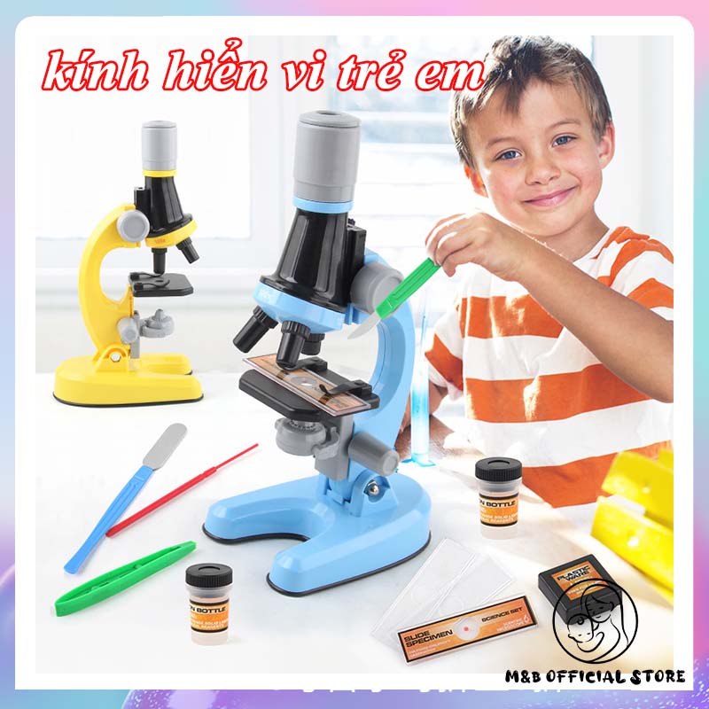1200X Bộ đồ chơi kính hiển vi quà tặng đồ chơi kính hiển vi thực nghiệm khoa học trường học gia đình cho bé đồ chơi khoa học