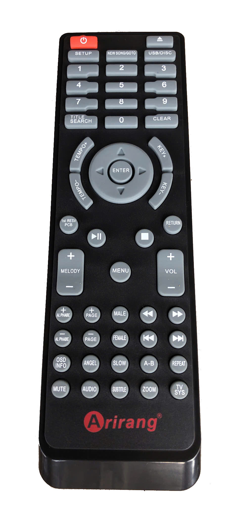 Remote Điều khiển Đầu Karaoke Arirang AR-3600 KTV / AR-36 / AR-3600HD MSP: AR-3600 KTV / AR-36 / AR-3600HD SỬ DỤNG CHO ĐẦU Karaoke Arirang AR-3600 KTV / AR-36 / AR-3600HD