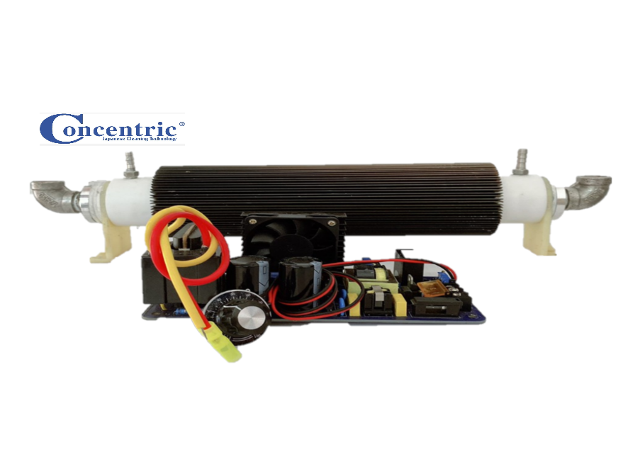 Bộ  mạch tạo khí ozone công nghiệp làm mát bằng nước thép không gỉ 30G/h có điều chỉnh nồng độ ozone- Hàng chính hãng từ nhà sản xuất CONCENTRIC