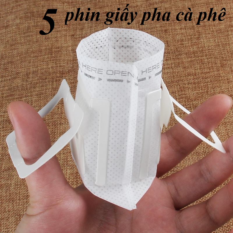 Combo 5 phin giấy pha cà phê