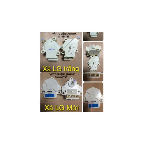 Van xả máy giặt LG các loại - chọn đúng loại khi đặt hàng - xả LG