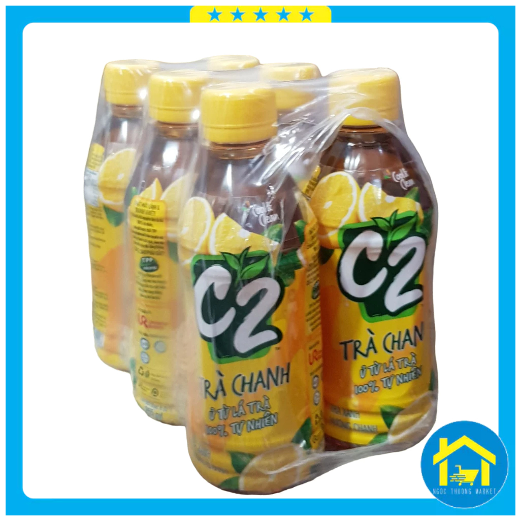 Lốc 6 chai - trà c2 vị chanh