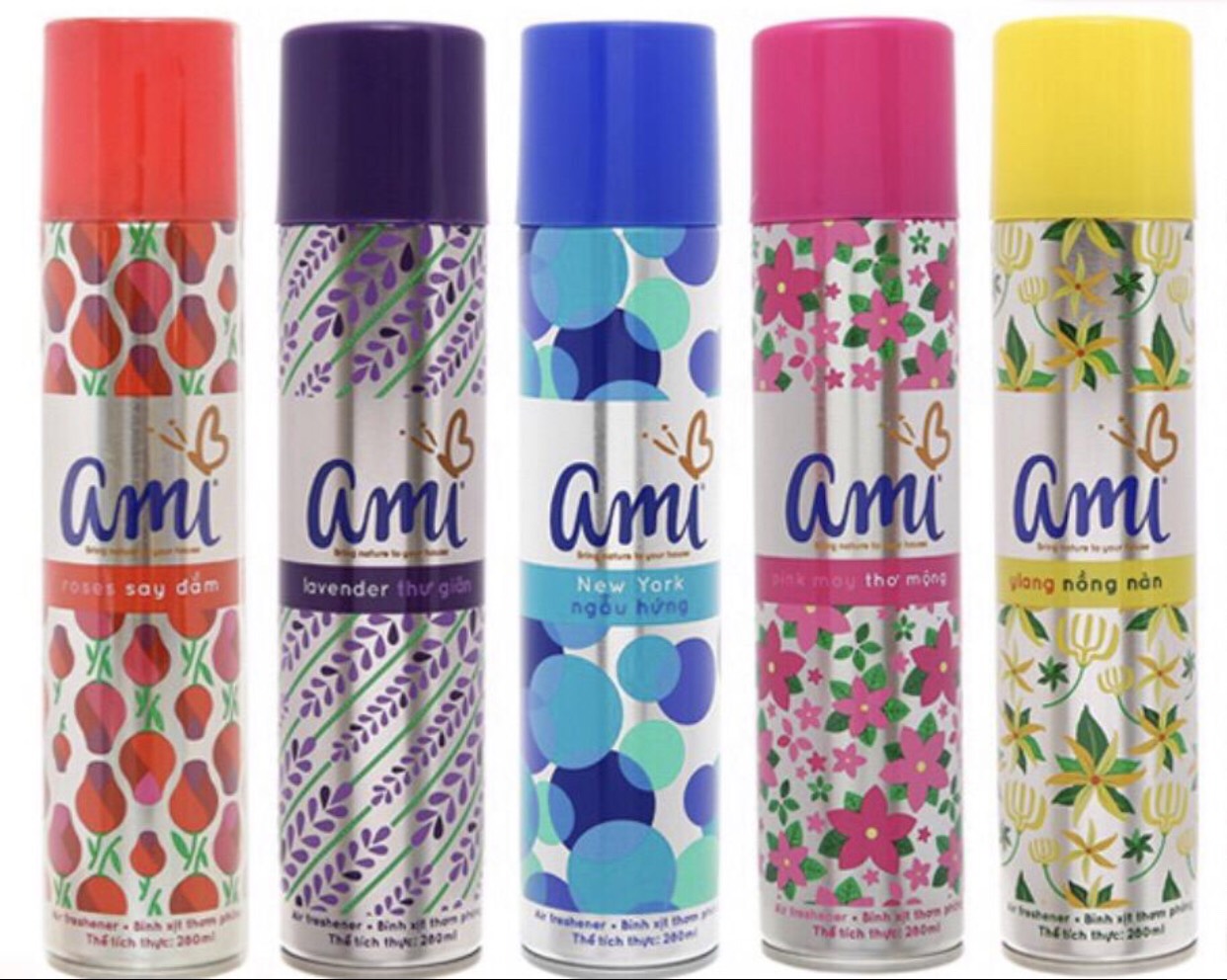 Nước hoa Xịt Phòng Ami 280ml (nhiều mùi hương)