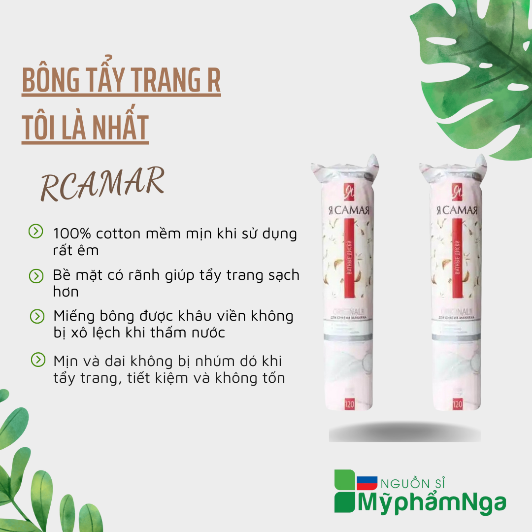 Bông tẩy trang Nga - Bông tẩy trang R tôi là nhất