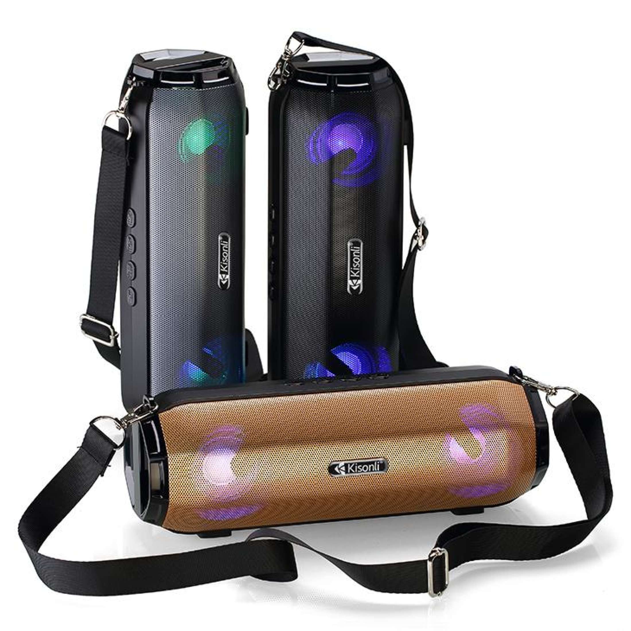 [HCM][ÂM THANH CỰC CHẤT] Loa Kisonli Bluetooth LED-903-Loa Ko Dây Bluetooth Có USB FM Điện Thoại Di Động Máy TínhMP3 Giá TốtLoa Bluetooth Mini Có Đèn LED Hỗ Trợ Thẻ Nhớ.Loa Bluetooth Kisonli LED 903 Âm Thanh Sôi ĐộngBluetooth (Microsd 64gb)