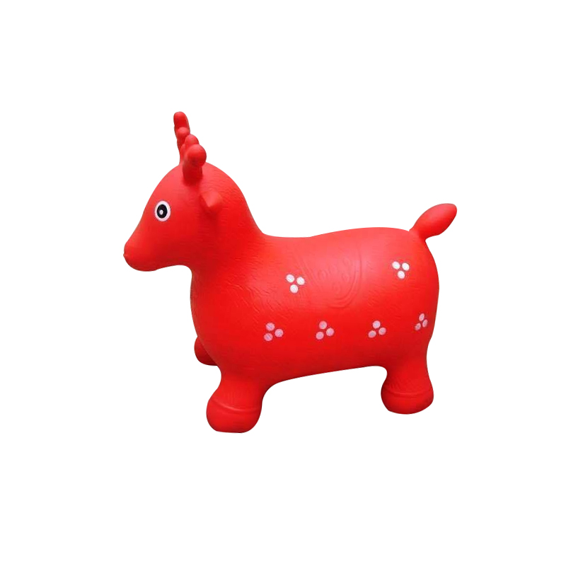 Cao Su Bơm Hơi Pony Có Thể Mất Lớn Bơm Hươu Ngựa Nhún Trẻ Em-Chống Đồ Chơi Bơm Hơi Bò Cô Gái