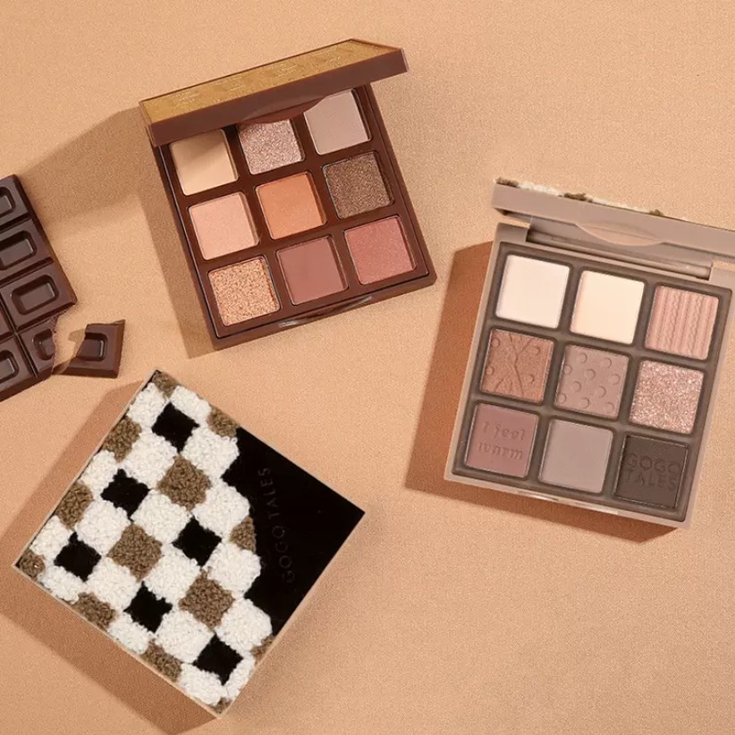 Bảng phấn mắt 9 ô màu gogo tales admiring velvet eyeshadow gogotales gogo27